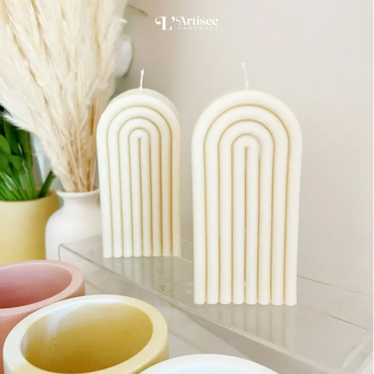 Arch Rainbow Candle (Medium)