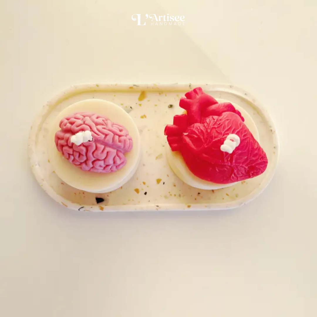 Heart and Brain Candles