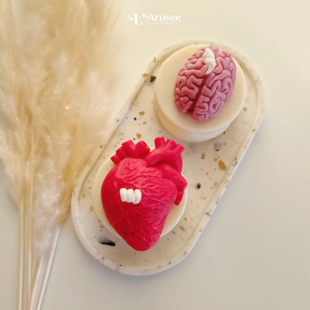 Heart and Brain Candles