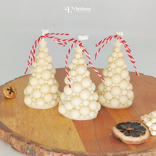 Bubble Christmas Tree Candle