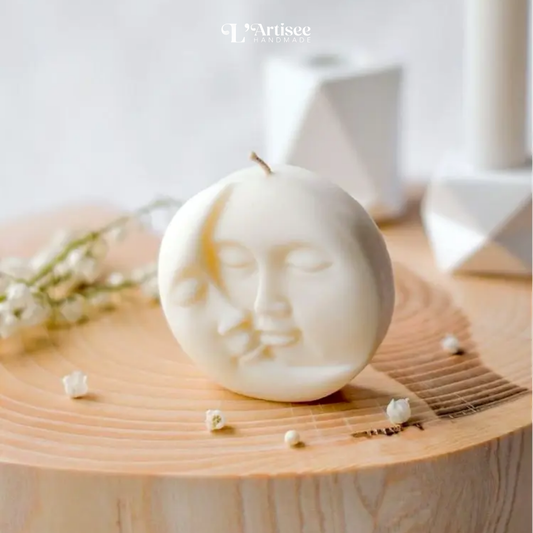 Moonface Candle